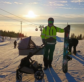 su dviejų mėnesių kūdikiu keliaujame norvegijoje