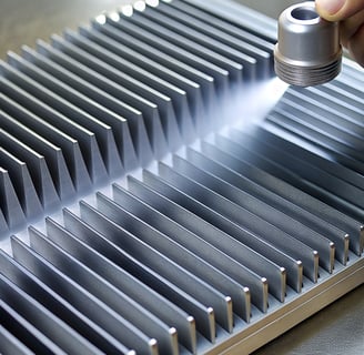 graphene heat dissipation spray coating on heatsinks