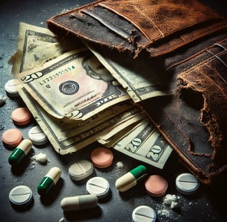 Addiction financial toll
