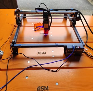 Gravure laser pour table