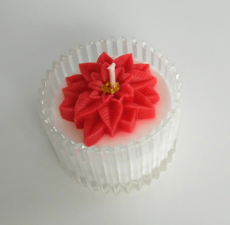 Candle for Christmas holidays