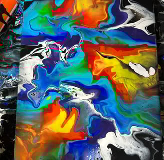 Le façon de créer une peinture acrylique