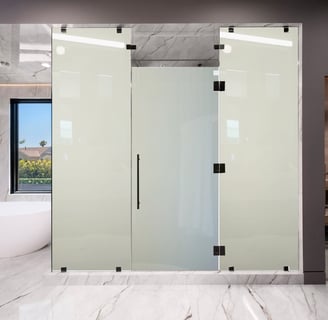Smartglass Shower Transform your bathroom into an oasis of privacy and design! Discover the shower