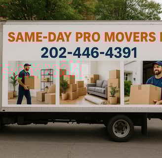 Same day movers Washington DC