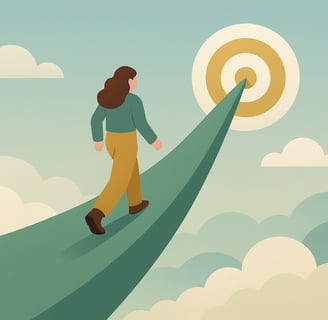 Visual metaphor for career coaching, job search help, and resume editing