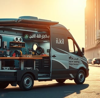 بنشر متنقل 24 ساعة كراج متنقل سريع في 10 دقايق فقط