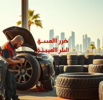 إطارات متنقلة بالكويت