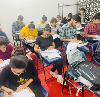 Classroom of hisar institute of nursing