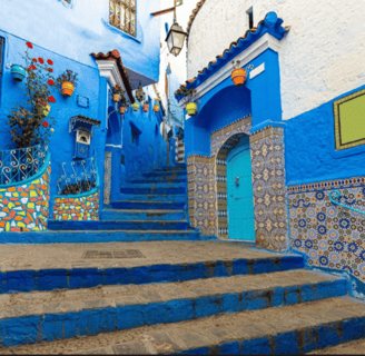 la ville bleue de Chefchaouen