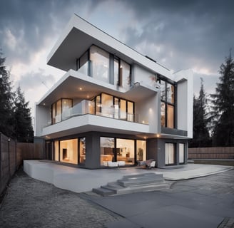 white concrete building