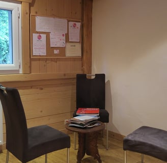 Salle d'attente du cabinet MJM