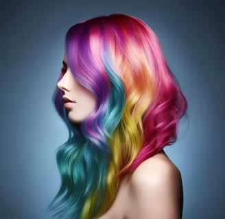 colored hair
