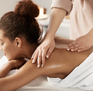 getting a body massage