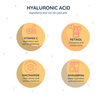 hyaluronic acid with other skincare ingredients