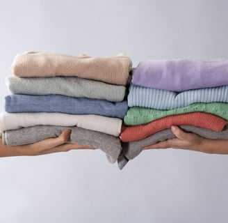 clean laundry