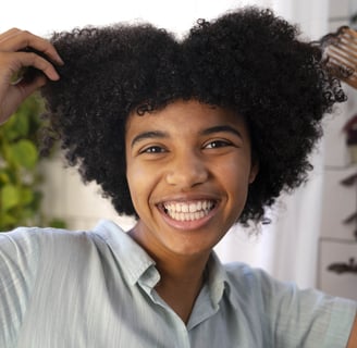 taking care of type 4 hair