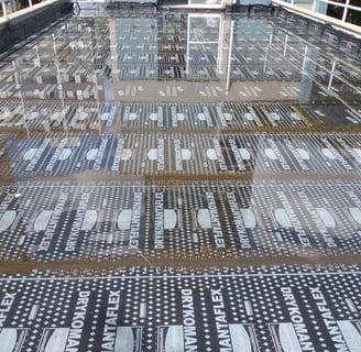 a metal structure with a lot of metal mesh