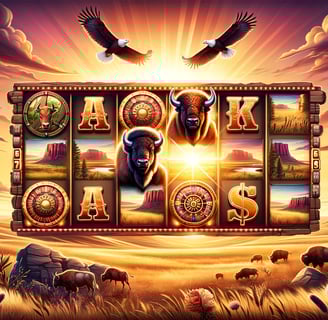 Golden Buffalo online slot with Wild West theme
