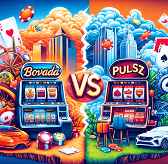 Bovada vs Pulsz: Competitive Casino Platforms Showdown.