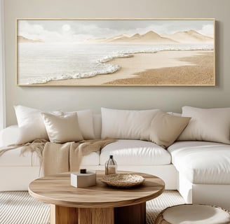 Boho Abstract Beach Wall Art