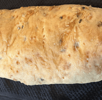 Homemade Jalapeno Cheese Artisan Bread.