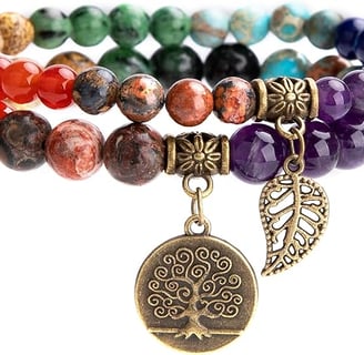 a bracelet with a tree of life