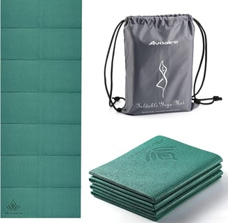 a yoga mat with a bag