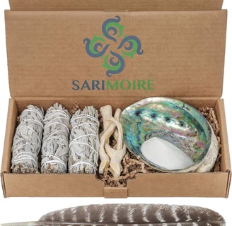 a box of white sage incense