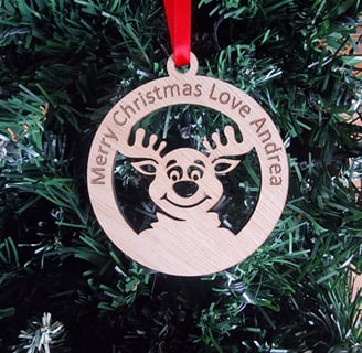 Rudolph bauble 