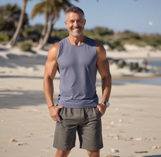 50 year old fitness male