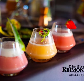 Cocktails Reimonenq voyage france guadeloupe
