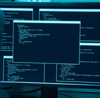hacker looking at computer screen