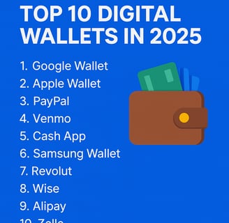 Top 10 Digital Wallets in 2025 + How to Use Them Safely