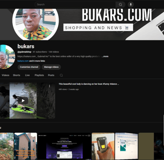 bukars YouTube channel