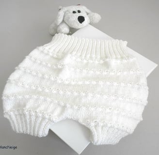 Bloomer cache couche layette fait main