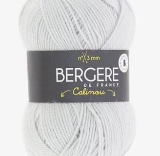 Laine calinou Gris comète Bergère de FRANCE