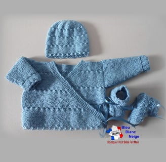 modèle tricot bb tricoté main bébé