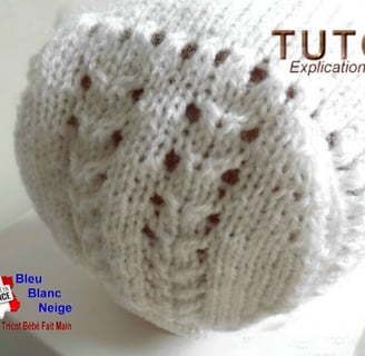 tuto patron pdf béguin tricot bebe 