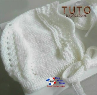 tuto patron pdf béguin tricot bebe 
