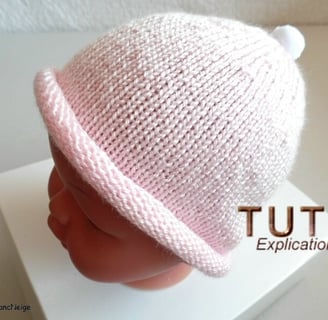 tuto bonnet et chaussons patron à tricoter