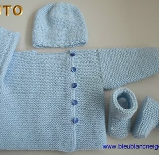 tuto tricot modèle bébé facile
