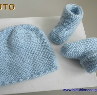 tuto tricot modèle bébé facile