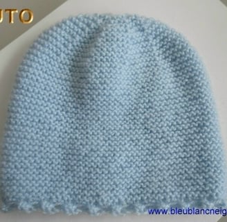 patron layette bonnet à tricoter