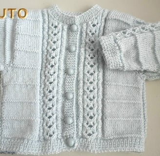 tuto tricot gilet enfant à tricoter patron bébé