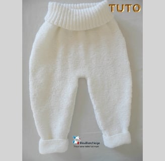 Tuto pantalon bonnet bebe PDF  Bleublancneige