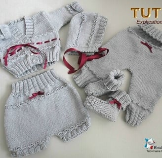 Modèle layette patron à tricoter