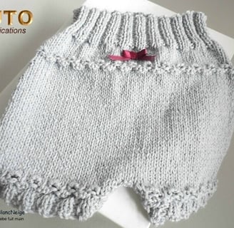 Modèle layette patron à tricoter