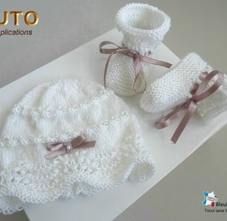 Modèle layette patron à tricoter
