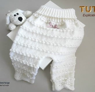 Modèle layette patron à tricoter
