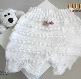 Modèle layette patron à tricoter